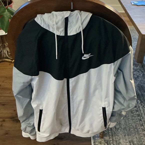 Nike Other - Men’s Nike Black, white and Gray Hooded Jacket. Worn once. Smoke free home.